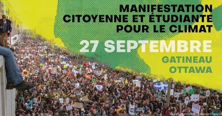 Manifestation pour le climat, Gatineau, 2019-09-27